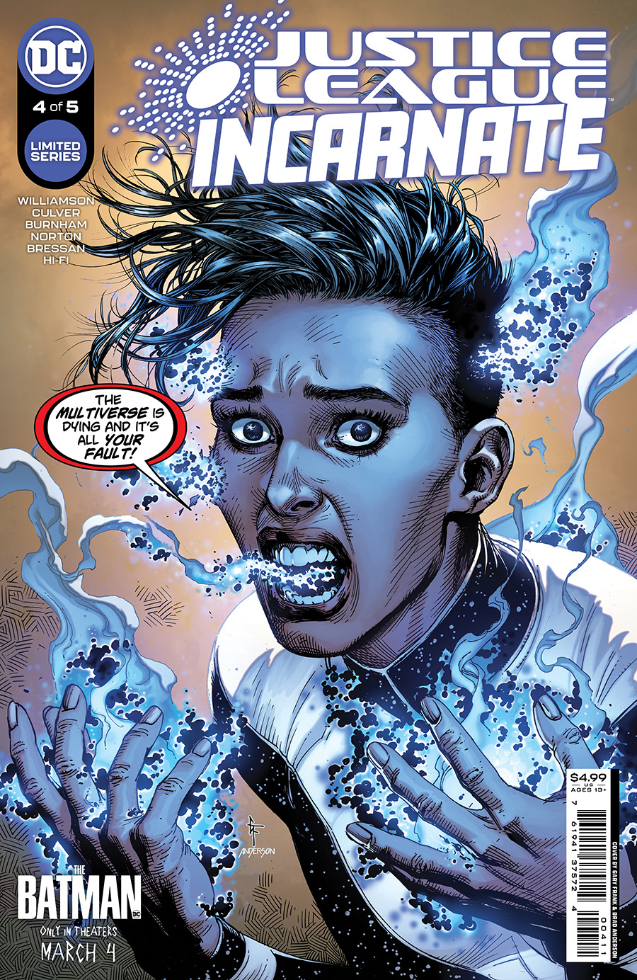 Justice League Incarnate #4 Cover A Regular Gary Frank Cover