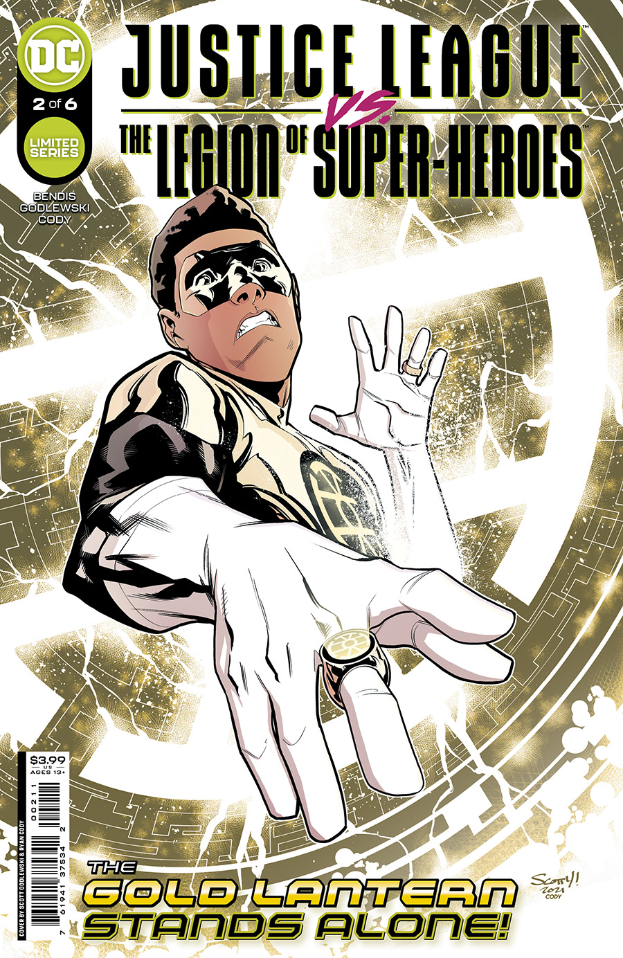 Justice League vs The Legion Of Super-Heroes #2 Cover A Regular Scott Godlewski Cover