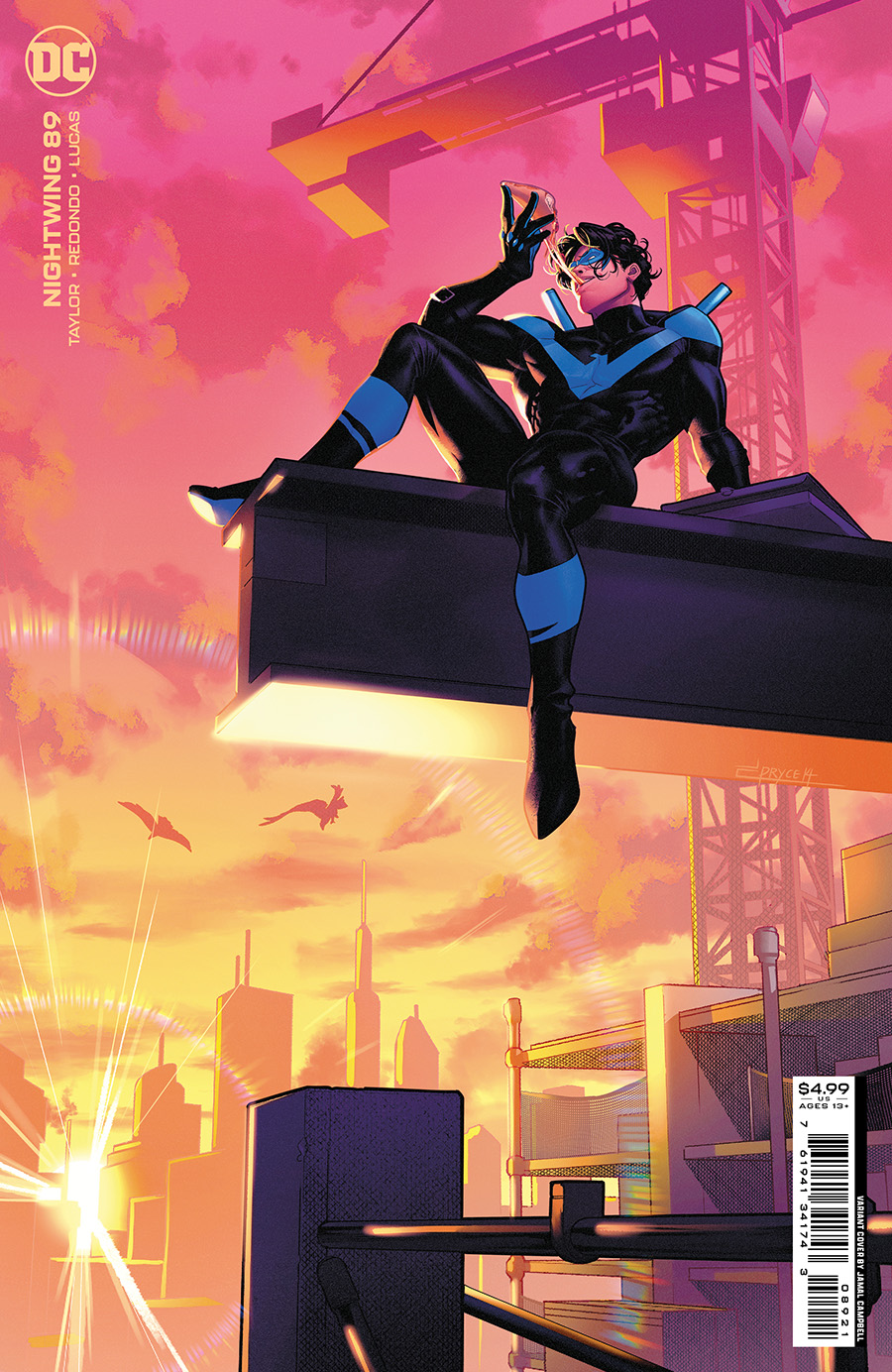 Nightwing Vol 4 #89 Cover B Variant Jamal Campbell Card Stock Cover