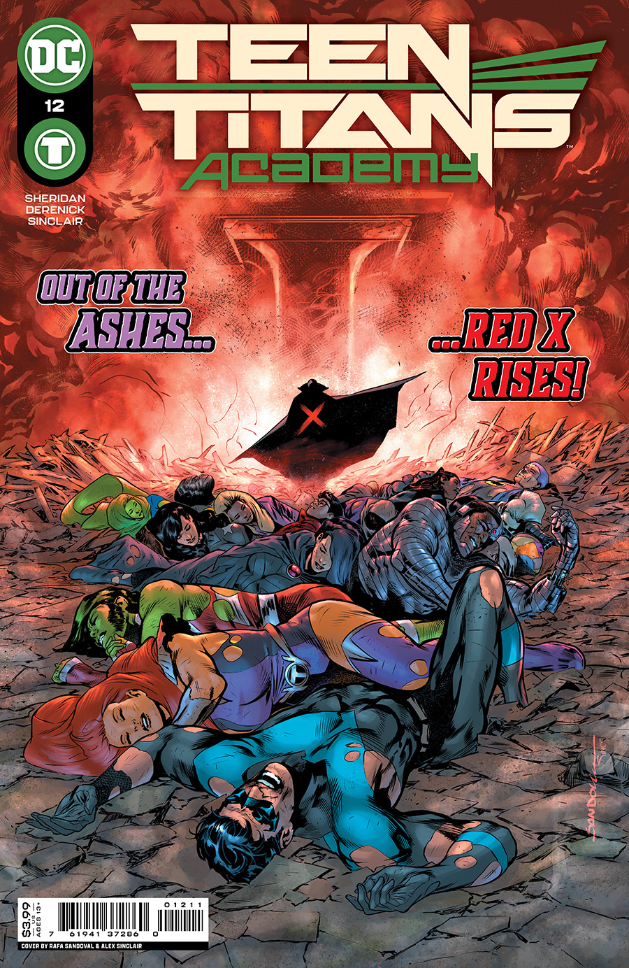 Teen Titans Academy #12 Cover A Regular Rafa Sandoval Cover (Limit 1 Per Customer)