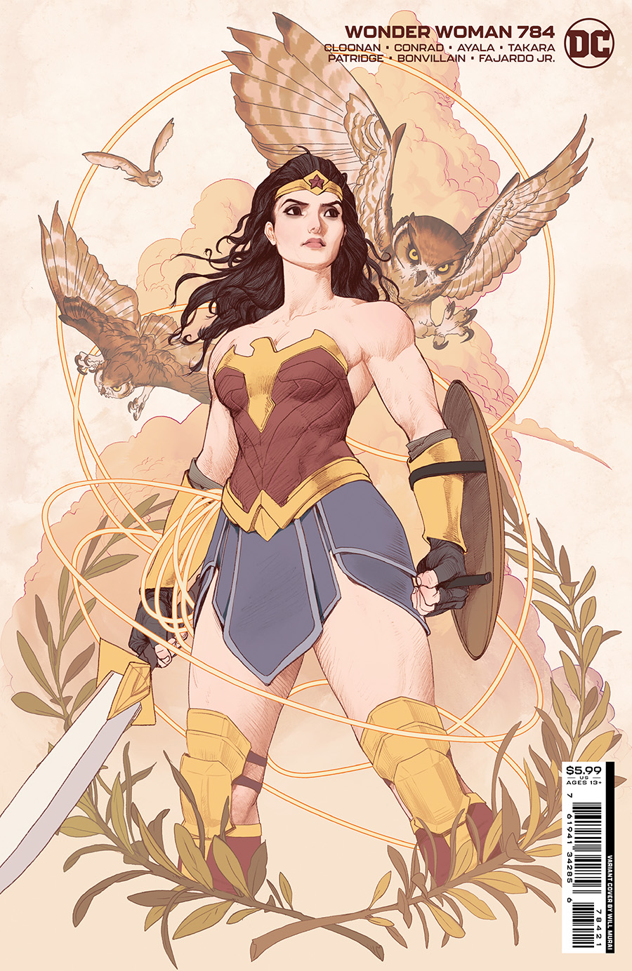 Wonder Woman Vol 5 #784 Cover B Variant Will Murai Card Stock Cover
