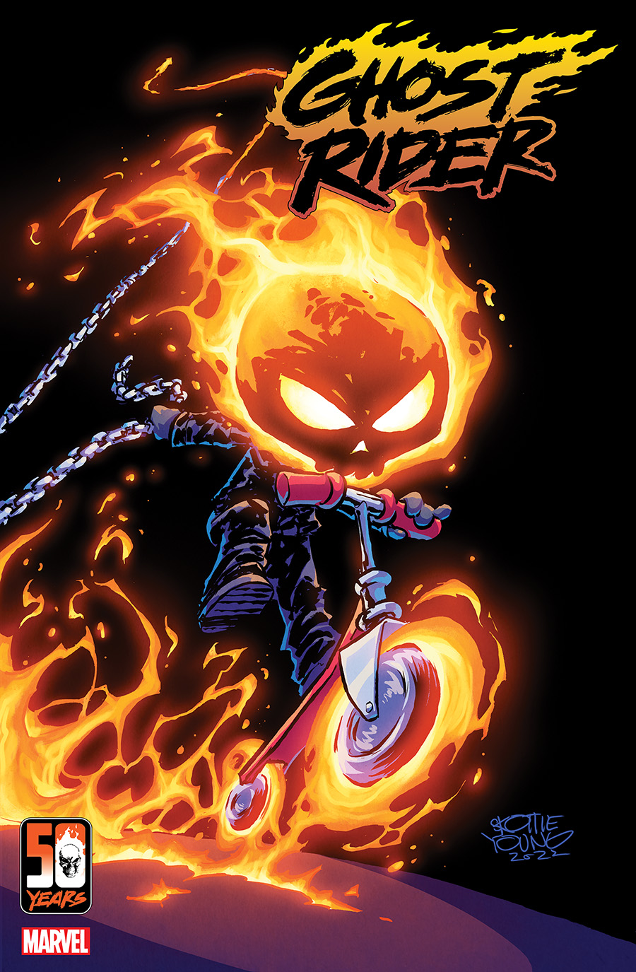 Ghost Rider Vol 9 #1 Cover E Variant Skottie Young Cover