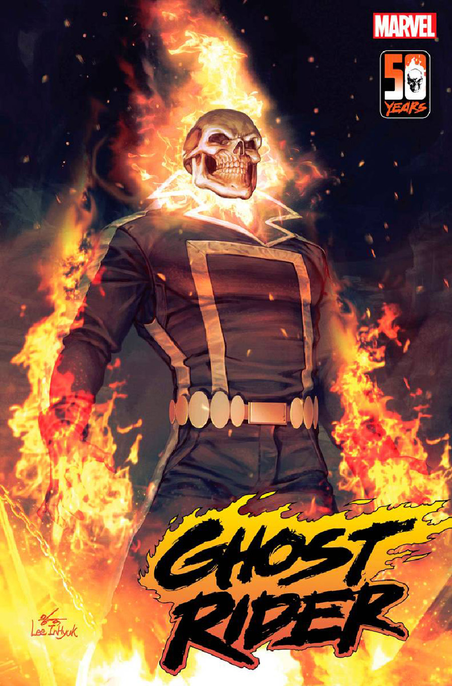 Ghost Rider Vol 9 #1 Cover J Incentive Inhyuk Lee Variant Cover