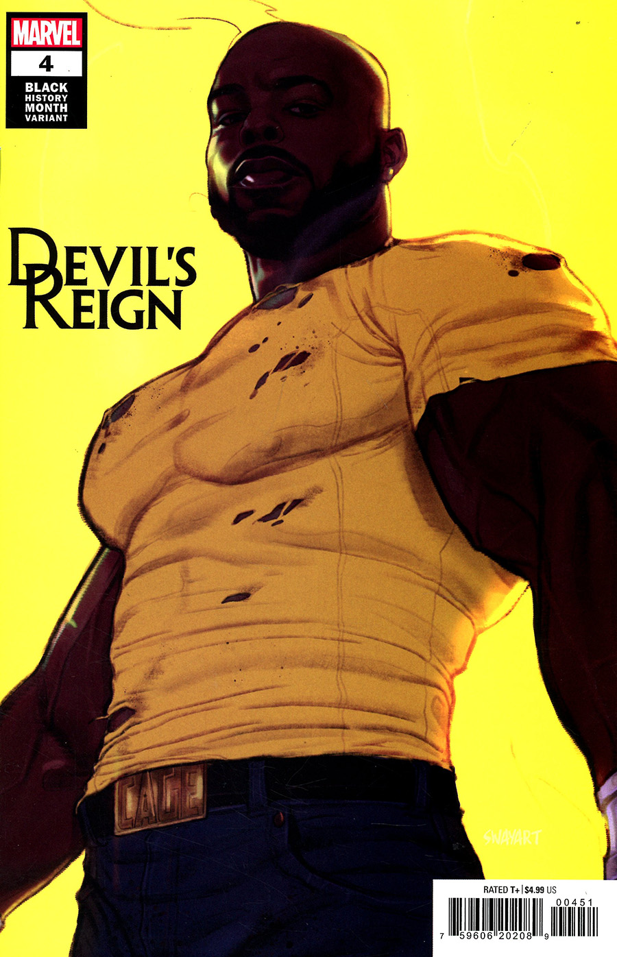 Devils Reign #4 Cover C Variant Joshua Sway Swaby Black History Month Cover