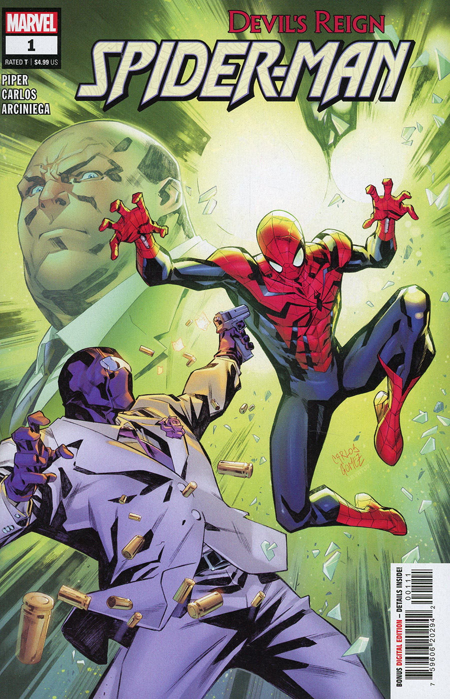 Devils Reign Spider-Man #1 Cover A Regular Carlos Gomez