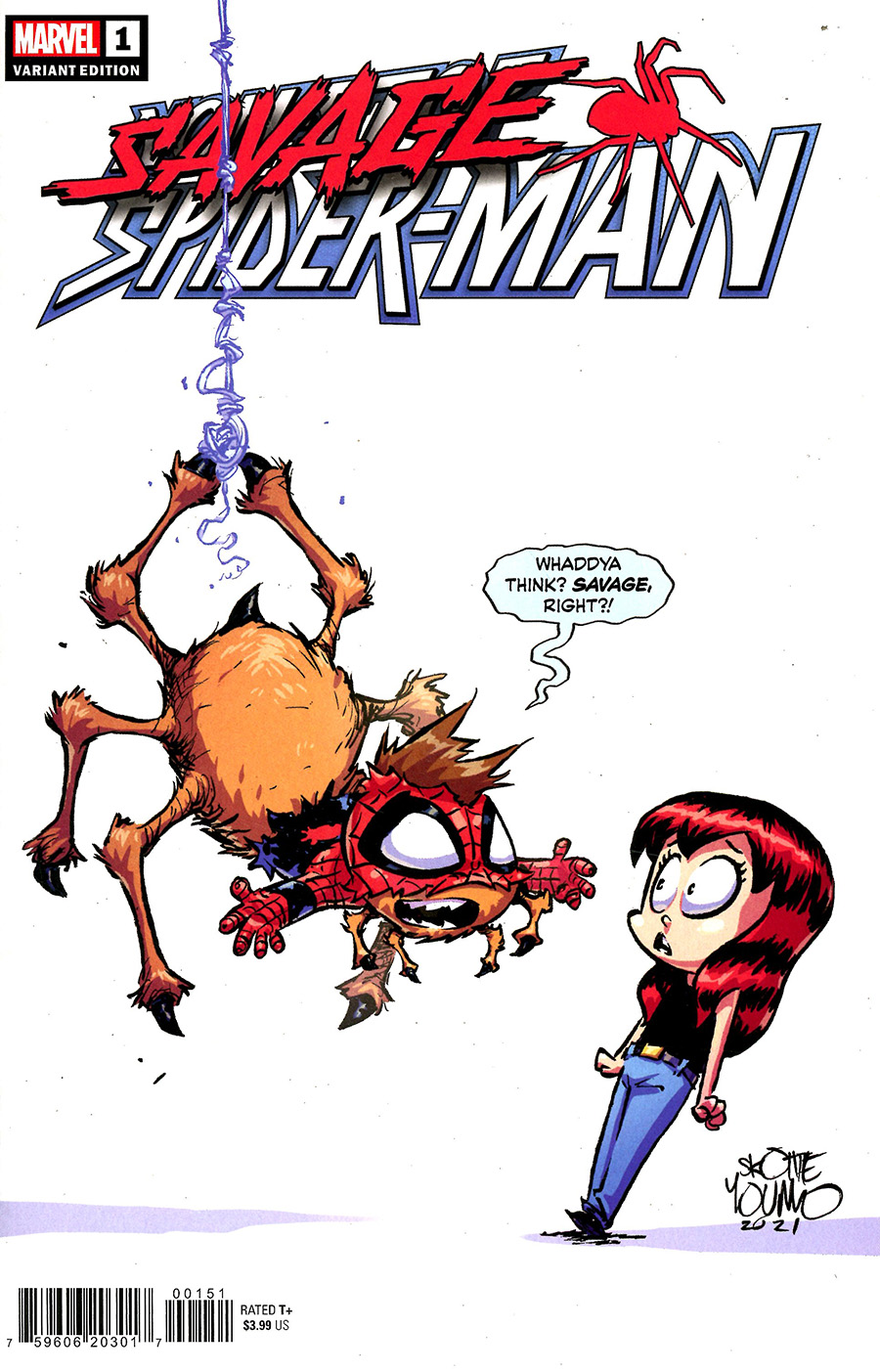 Savage Spider-Man #1 Cover E Variant Skottie Young Cover