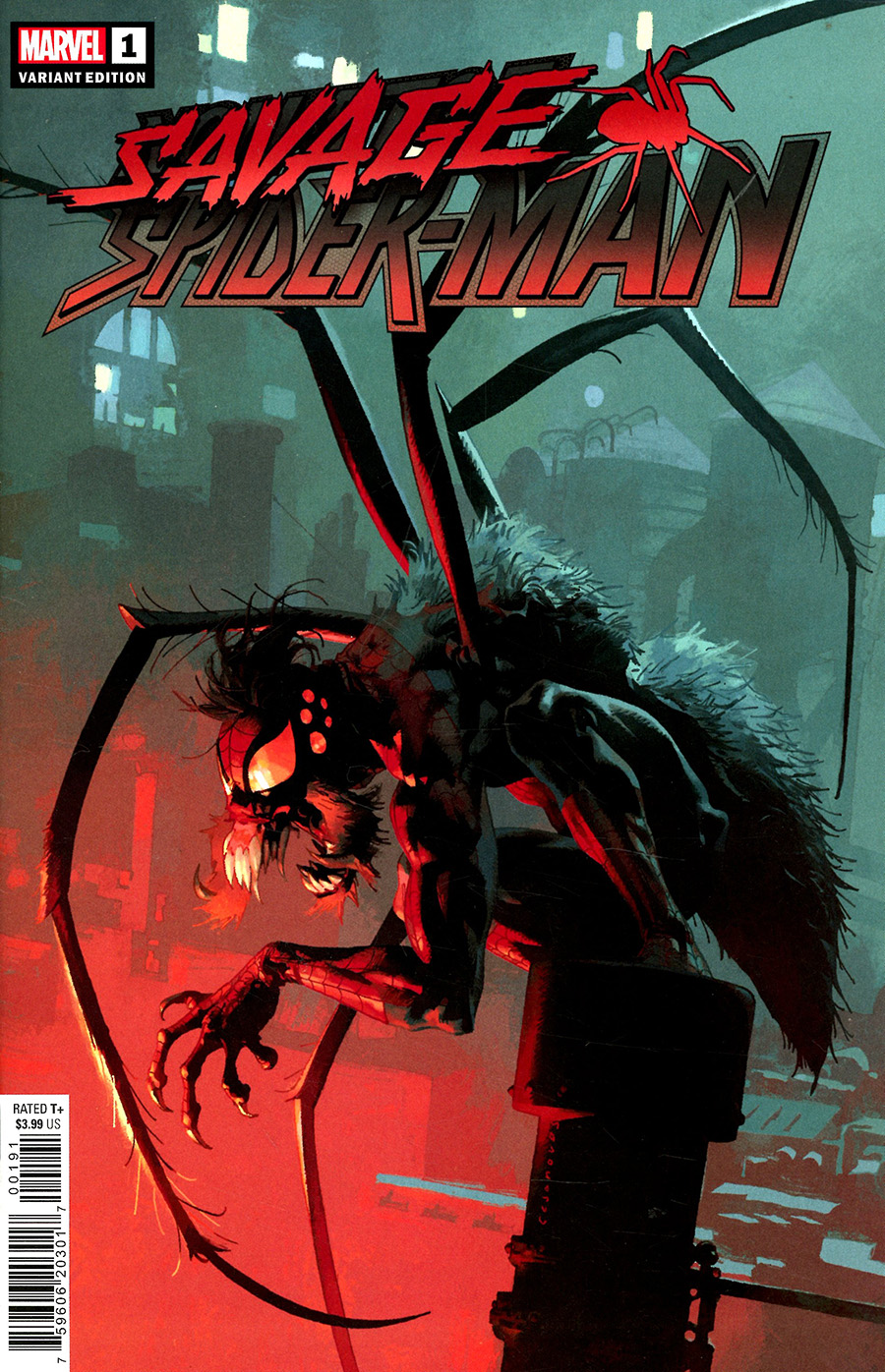 Savage Spider-Man #1 Cover H Incentive Josemaria Casanovas Variant Cover