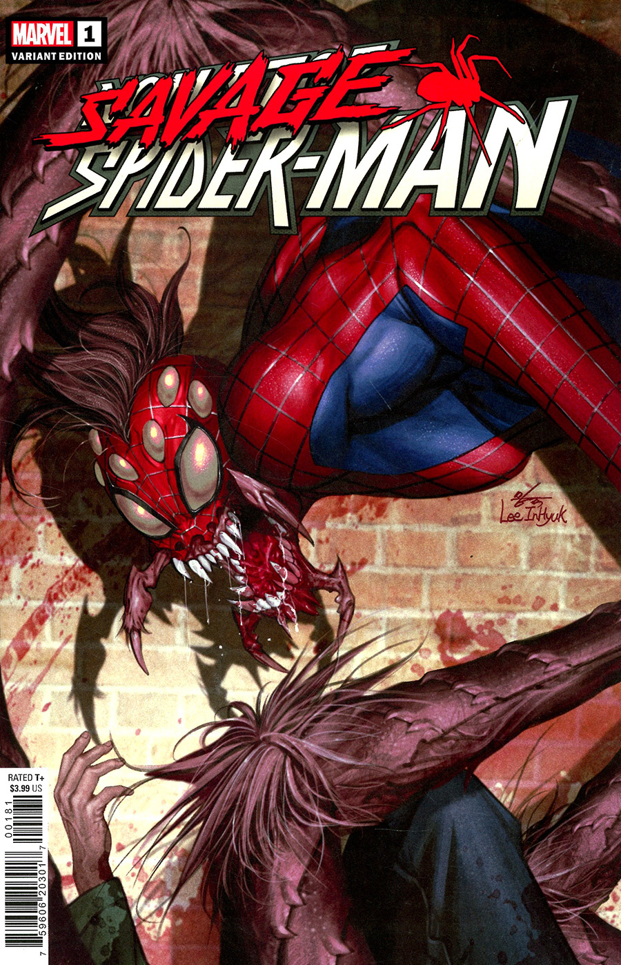 Savage Spider-Man #1 Cover J Incentive Inhyuk Lee Variant Cover