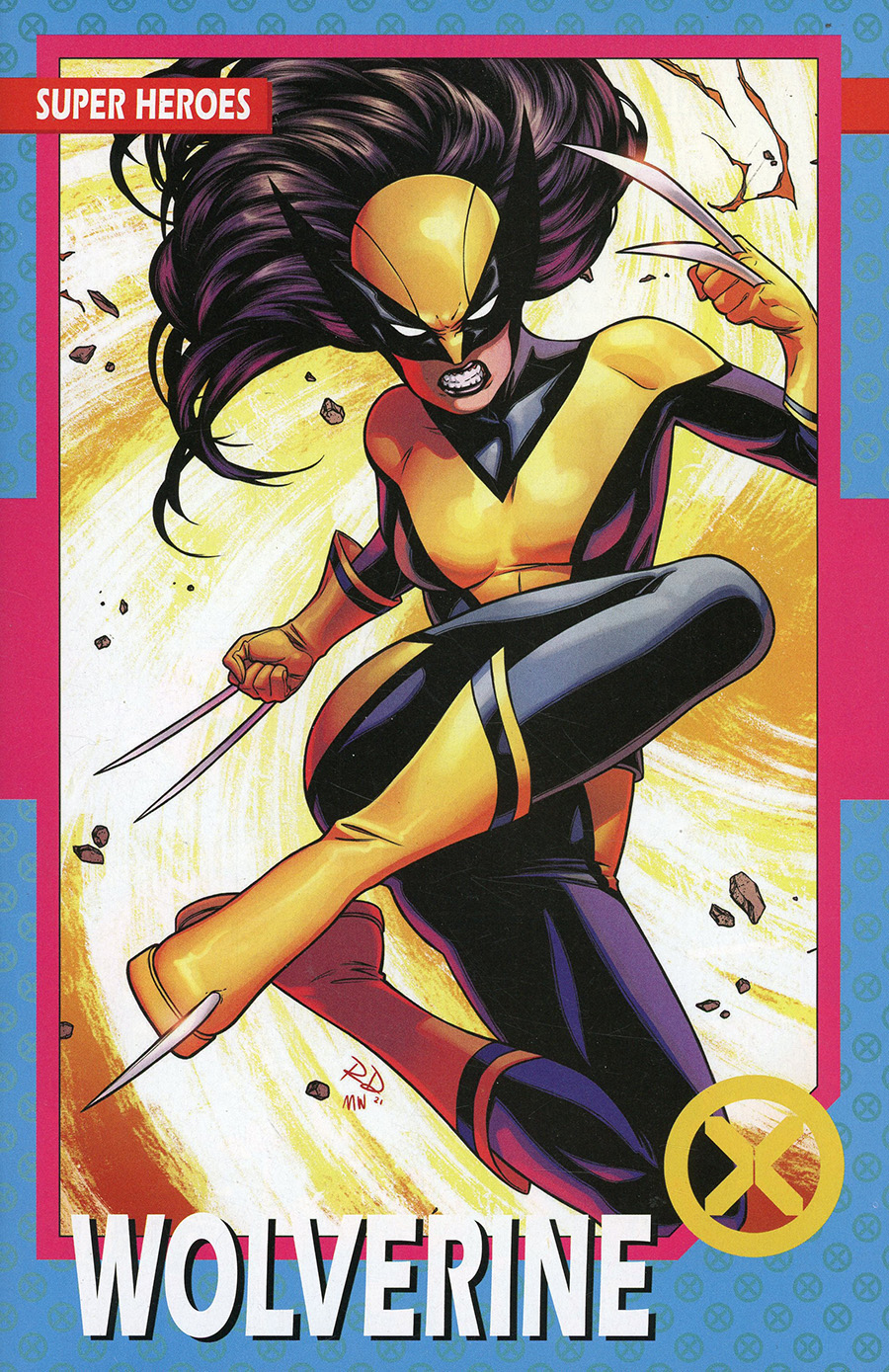 X-Men Vol 6 #8 Cover D Variant Russell Dauterman Trading Card Cover