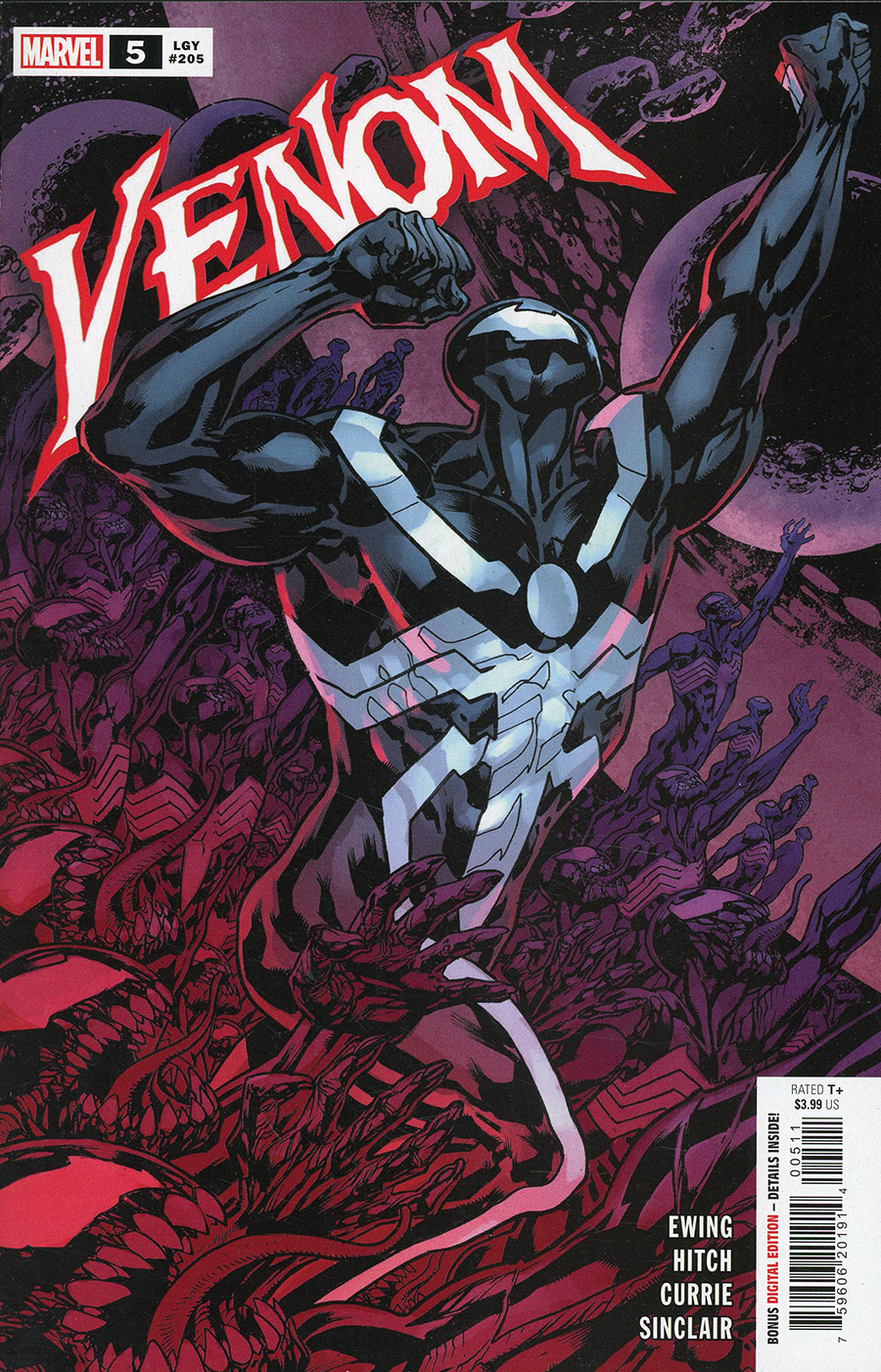 Venom Vol 5 #5 Cover A Regular Bryan Hitch Cover (Limit 1 Per Customer)