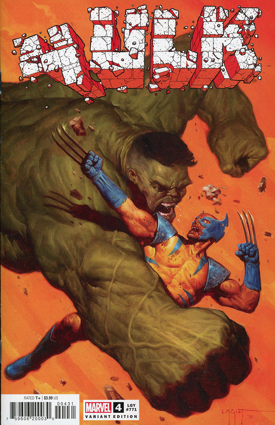 Hulk Vol 5 #4 Cover C Incentive EM Gist Variant Cover