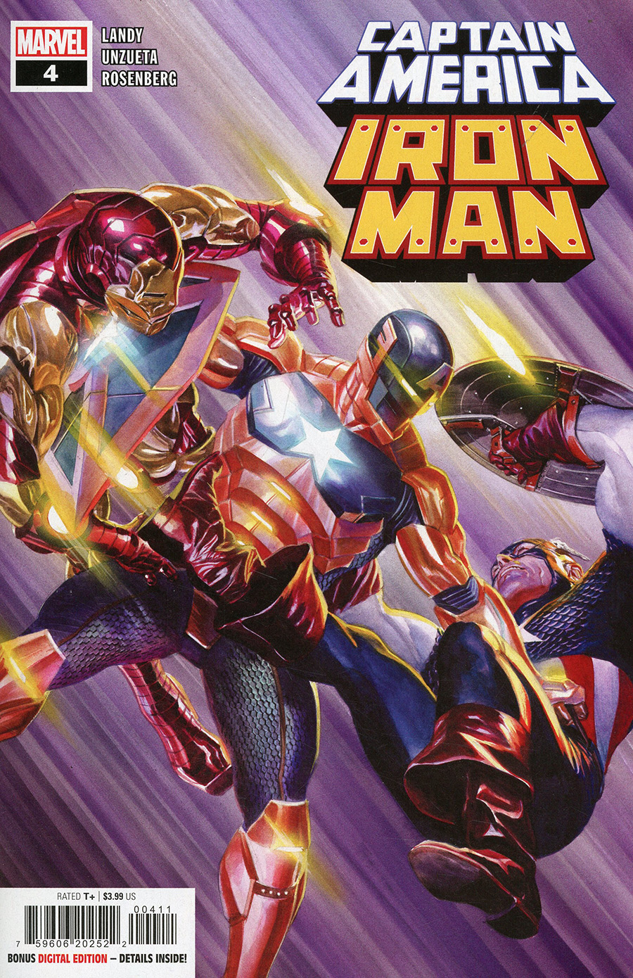 Captain America Iron Man #4 Cover A Regular Alex Ross Cover