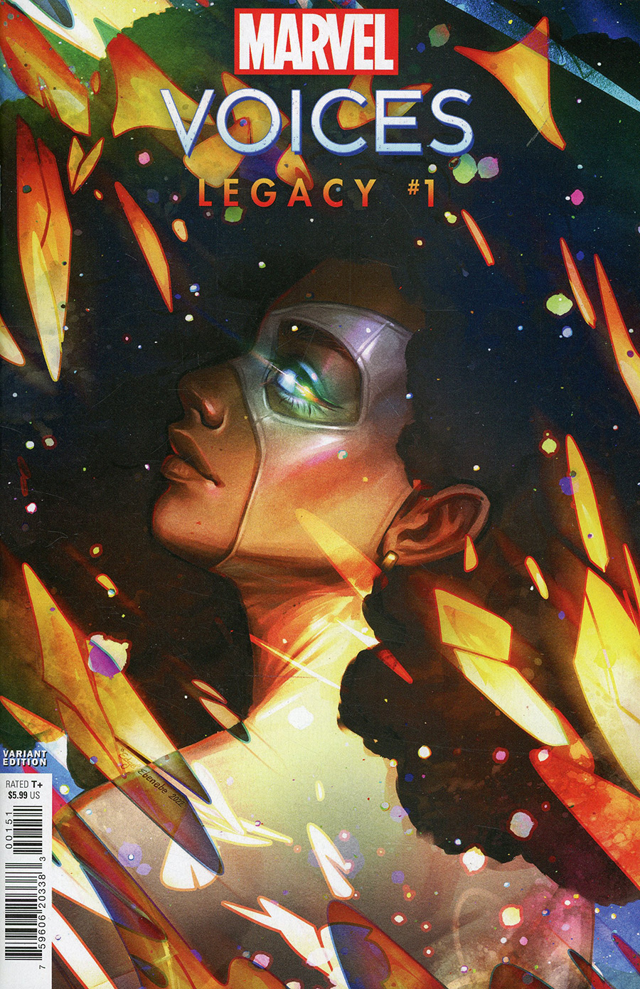 Marvels Voices Legacy #1 2022 (One Shot) Cover E Variant Ejiwa Edge Ebenebe Cover