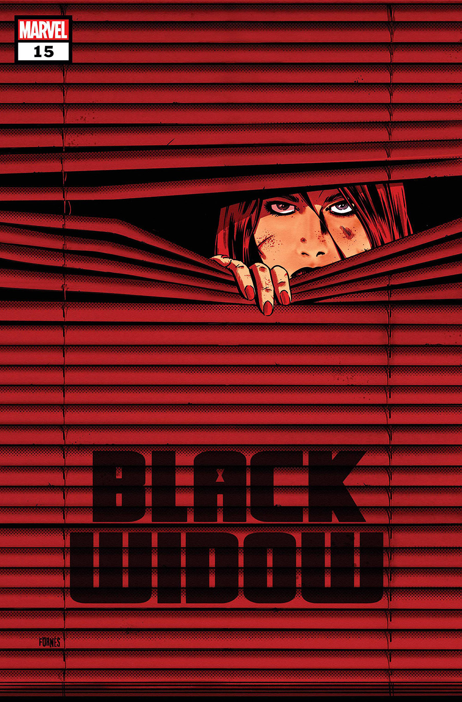 Black Widow Vol 8 #15 Cover D Variant Jorge Fornes Window Shade Cover