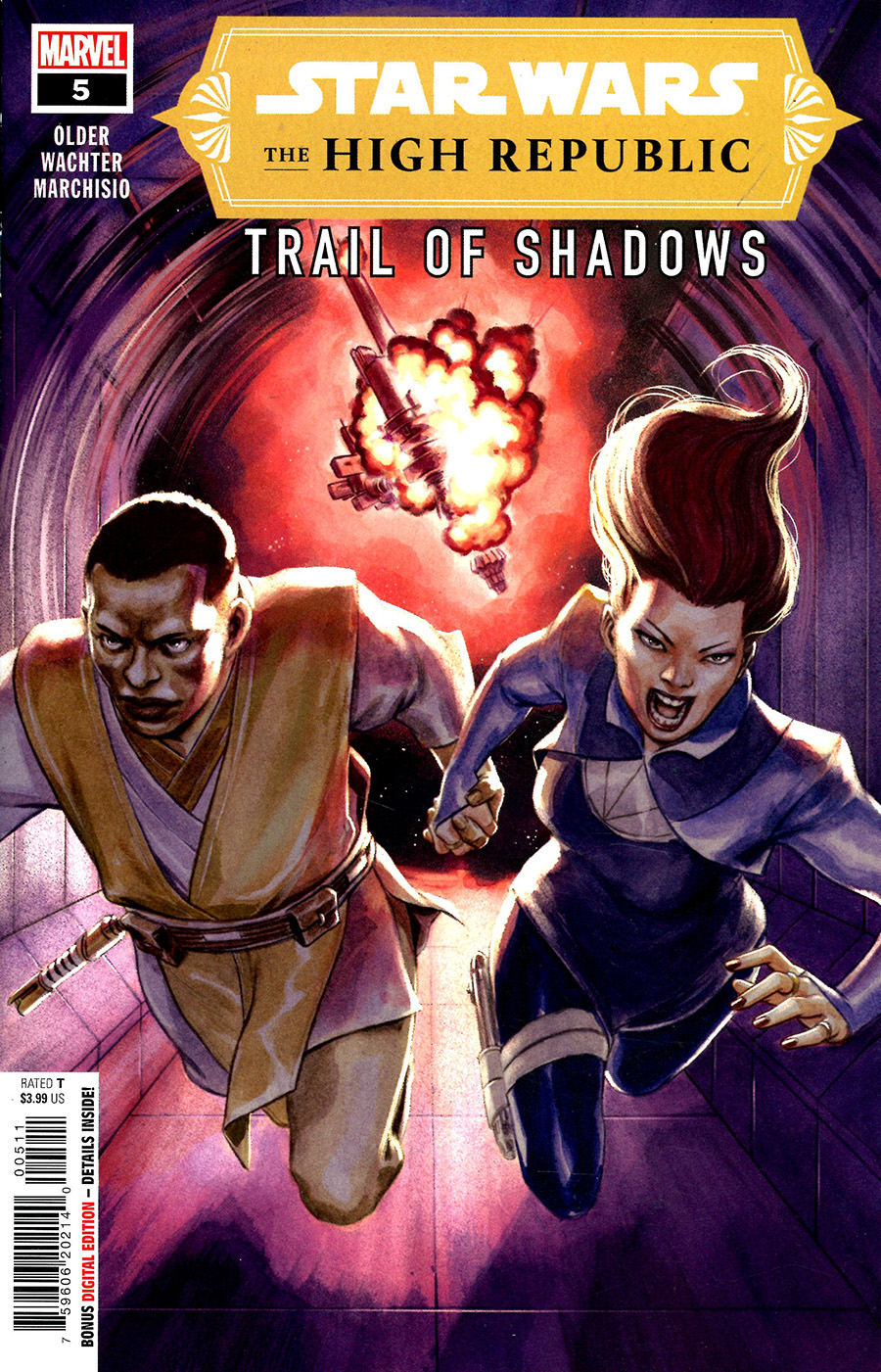 Star Wars The High Republic Trail Of Shadows #5 Cover A Regular David Lopez Cover