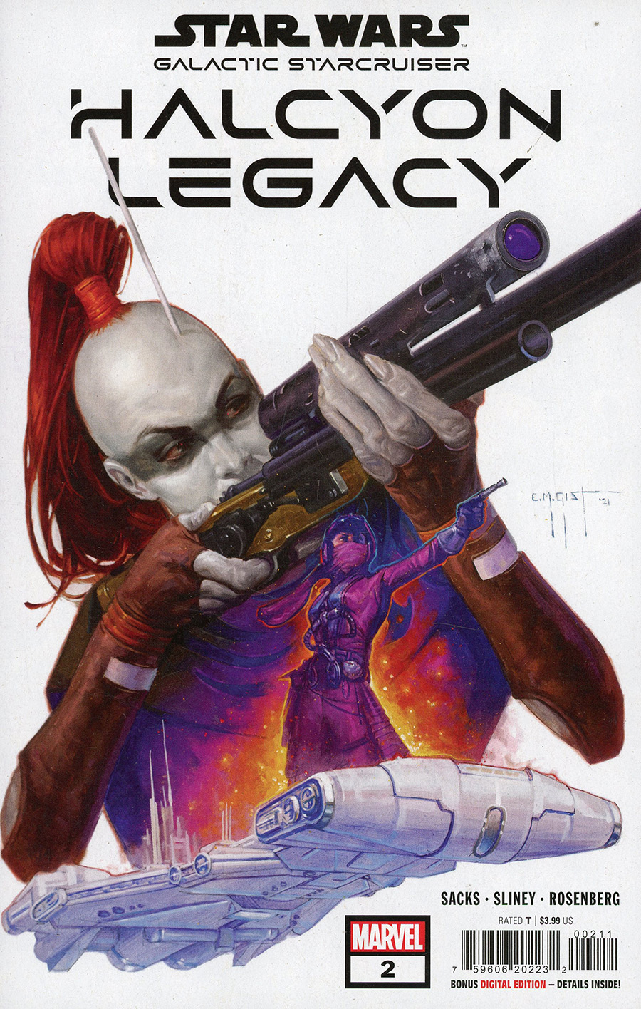 Star Wars Halcyon Legacy #2 Cover A Regular EM Gist Cover