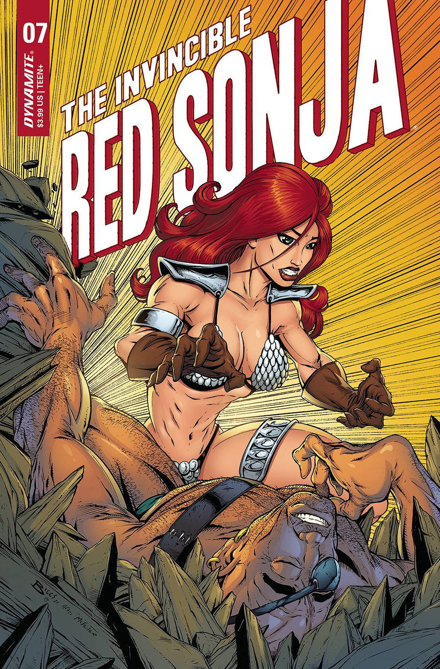Invincible Red Sonja #7 Cover N Variant Jamie Biggs Todd McFarlane Homage Cover