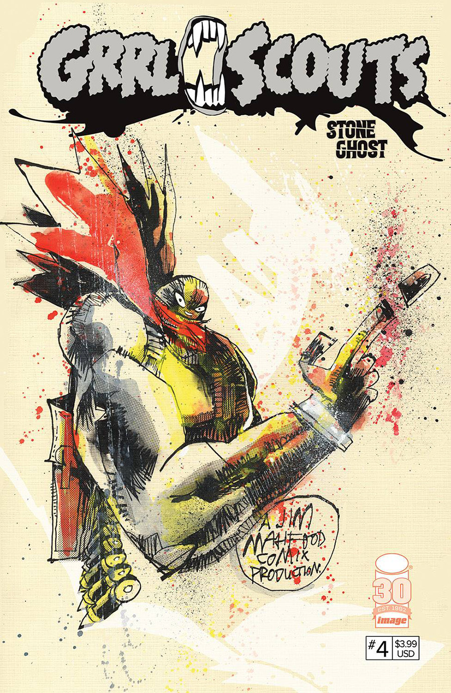 Grrl Scouts Stone Ghost #4 Cover A Regular Jim Mahfood Cover