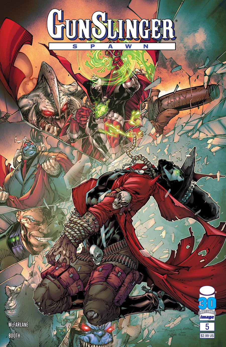 Gunslinger Spawn #5 Cover A Regular Brett Booth Cover