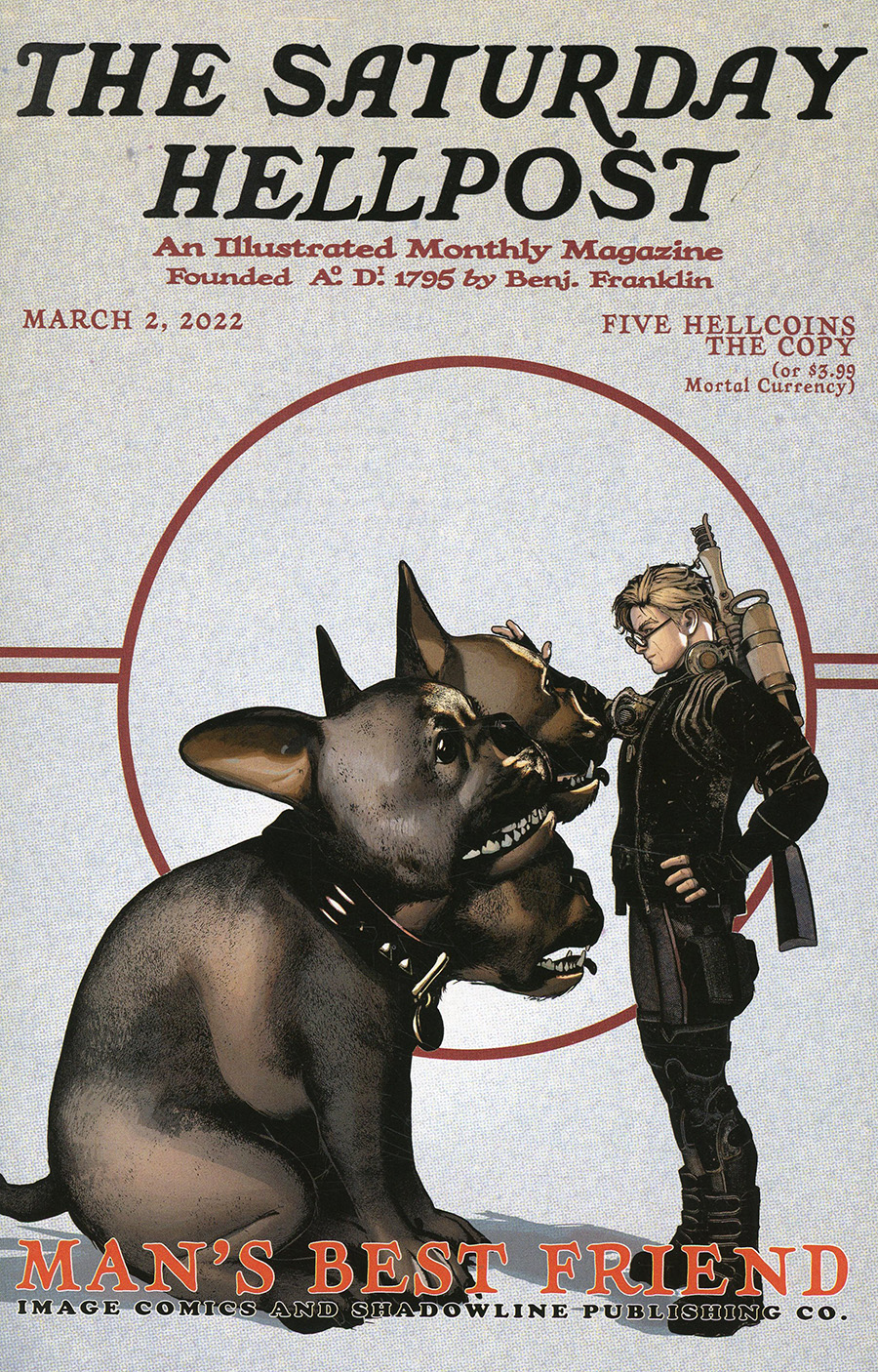 Hellcop Vol 2 #5 Cover B Variant Brian Haberlin & Geirrod Van Dyke Cover