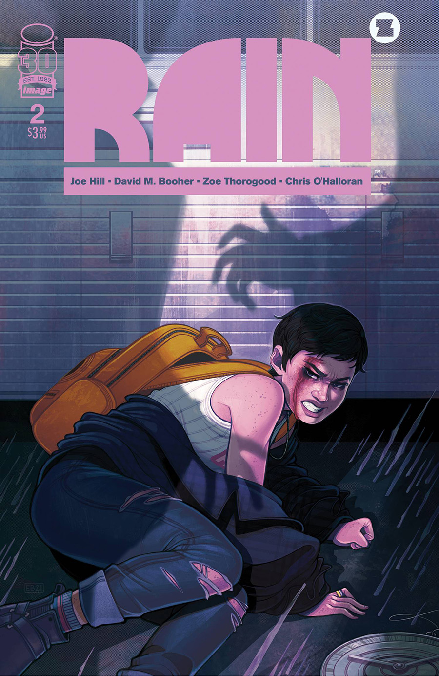 Joe Hills Rain #2 Cover B Variant Elizabeth Beals Cover