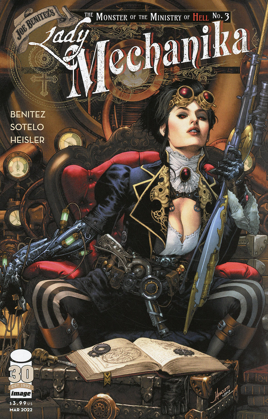 Lady Mechanika Monster Of The Ministry Of Hell #3 Cover B Variant Jay Anacleto & Romulo Fajardo Jr Cover