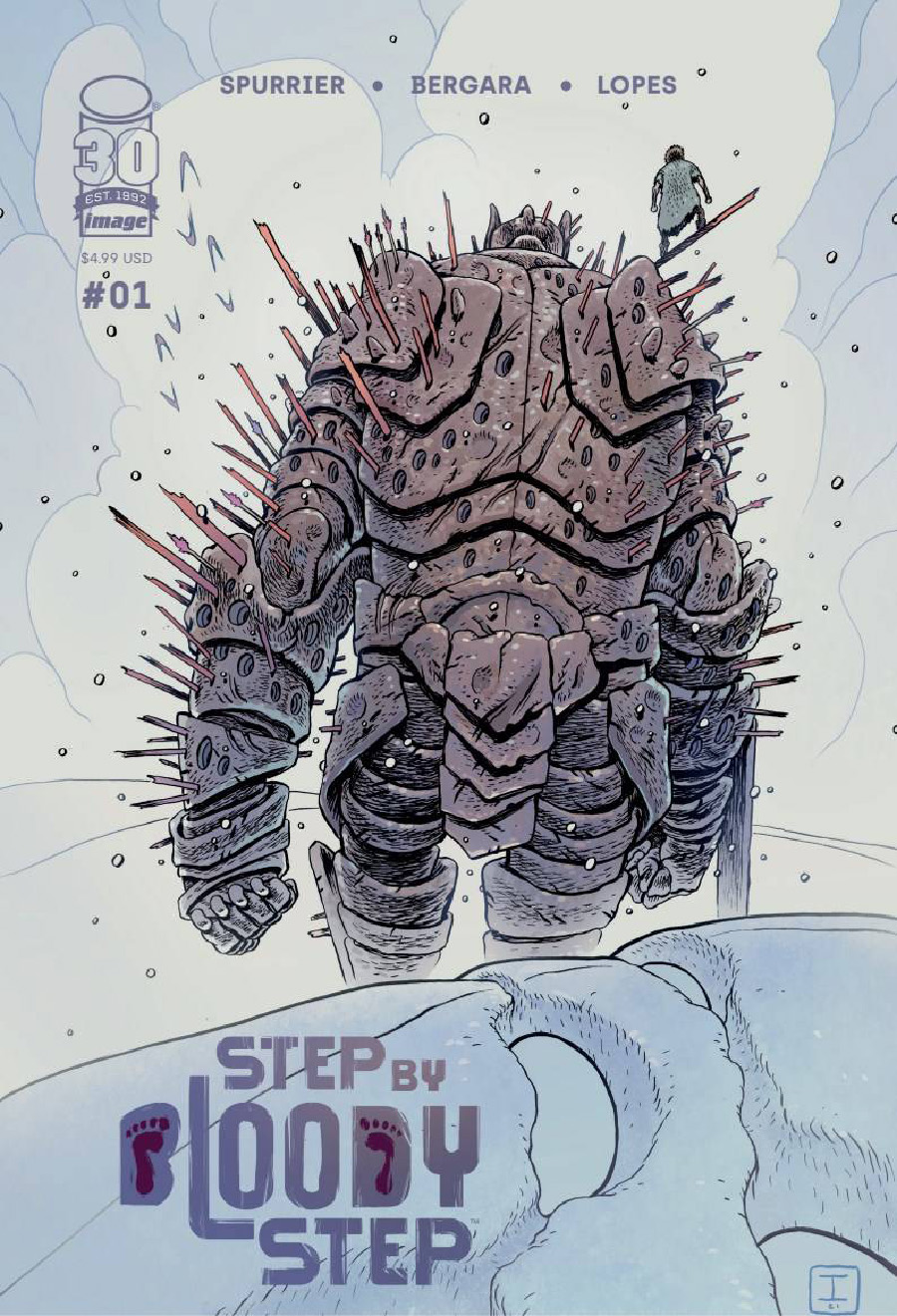 Step By Bloody Step #1 Cover B Variant Ian Bertram Cover (Limit 1 Per Customer)