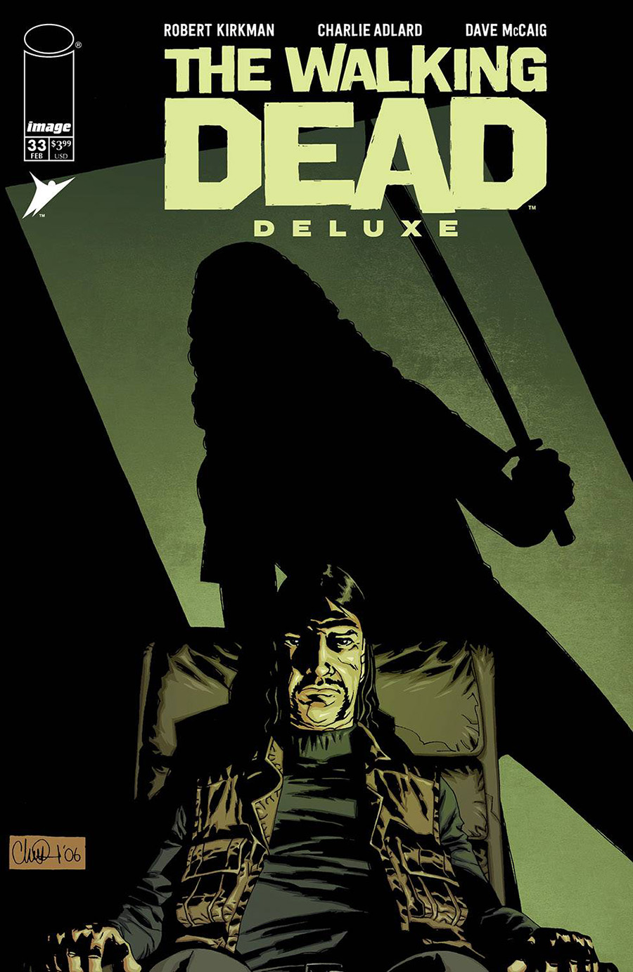Walking Dead Deluxe #33 Cover B Variant Charlie Adlard & Dave McCaig Cover
