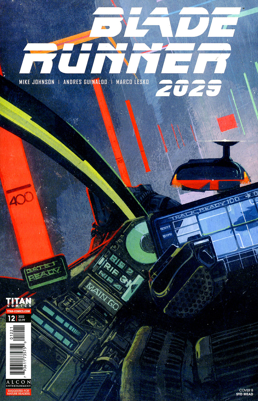 Blade Runner 2029 #12 Cover B Variant Syd Mead Cover