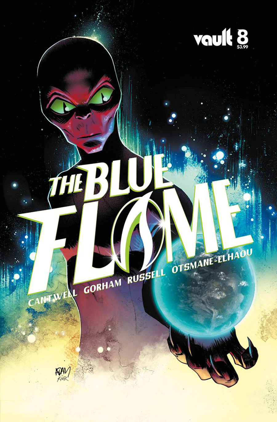 Blue Flame #8 Cover A Regular Adam Gorham Cover