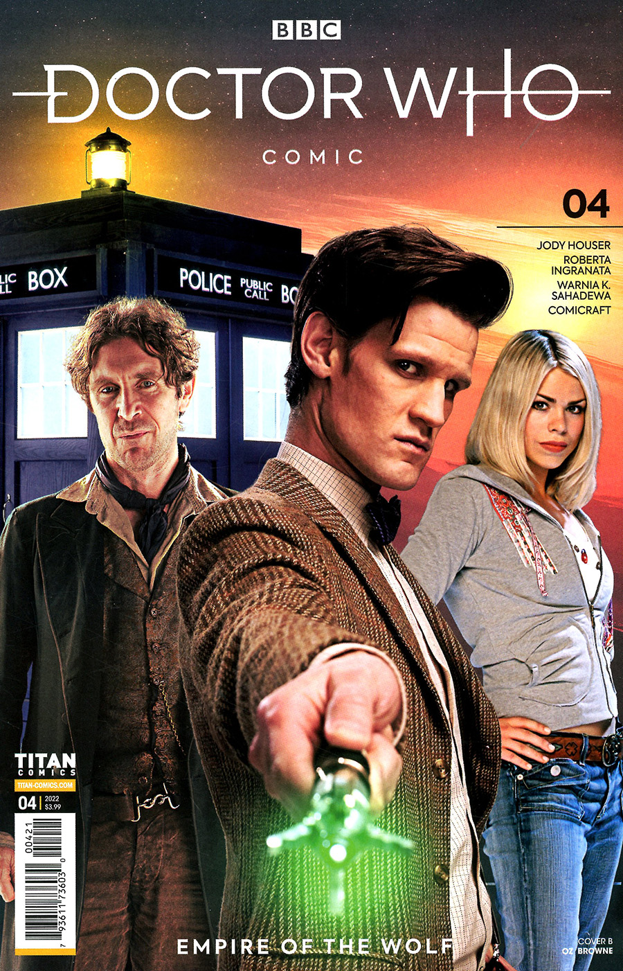 Doctor Who Empire Of The Wolf #4 Cover B Variant Photo Cover