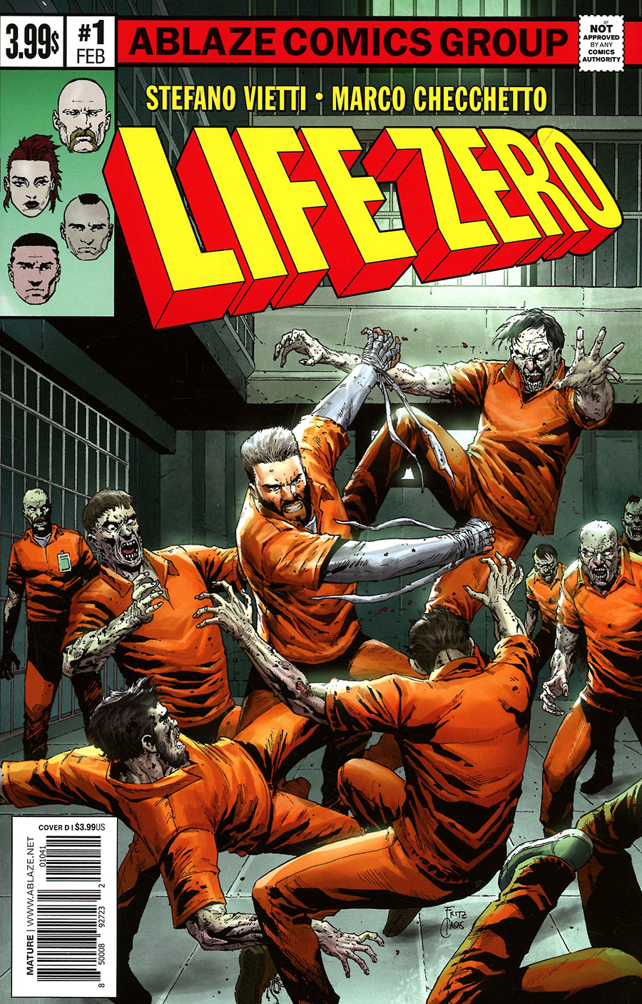 Life Zero #1 Cover D Variant Fritz Casas Uncanny X-Men 133 Parody Cover