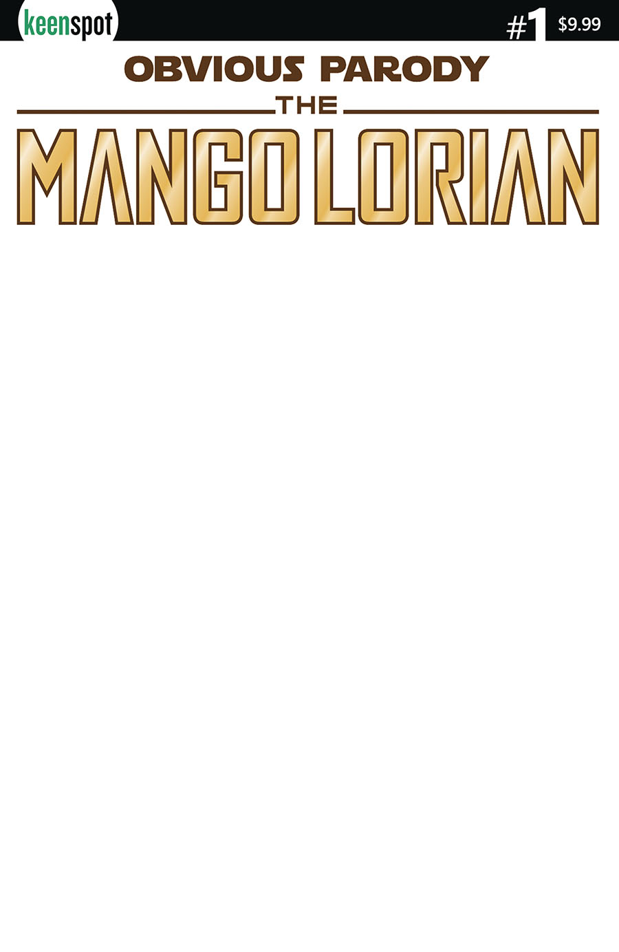 Mango Lorian #1 Cover D Variant Blank Cover (Limit 1 Per Customer)