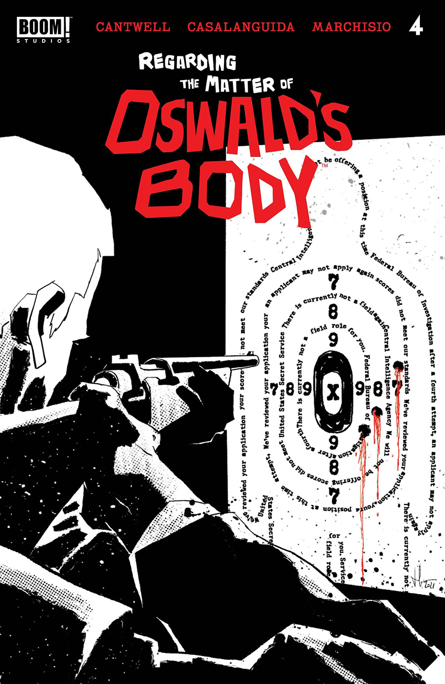 Regarding The Matter Of Oswalds Body #4 Cover A Regular Luca Casalanguida Cover