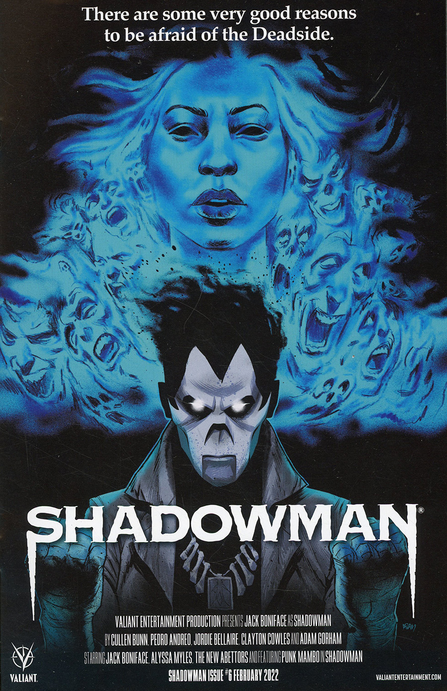 Shadowman Vol 6 #6 Cover B Variant Adam Gorham Horror Movie Homage Cover