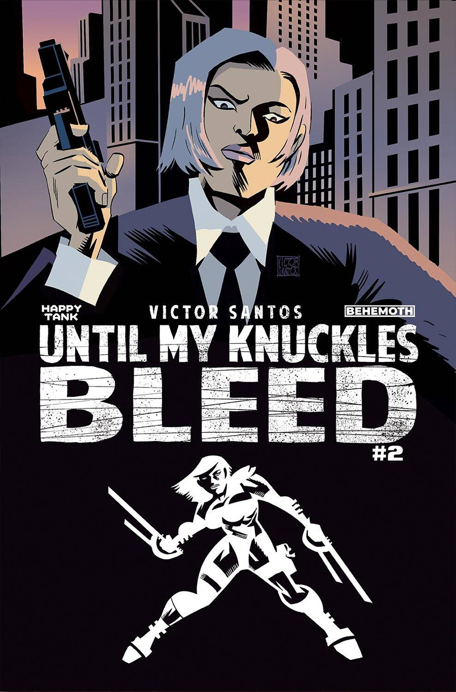 Until My Knuckles Bleed #2 Cover B Variant Victor Santos Cover