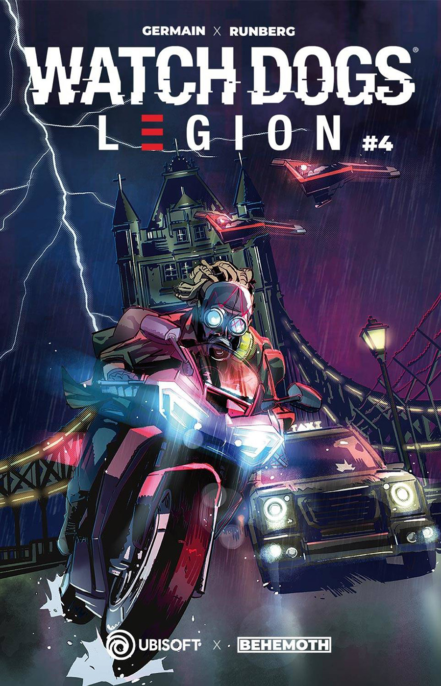 Watch Dogs Legion #4 Cover B Variant Alberto Massaggia Cover
