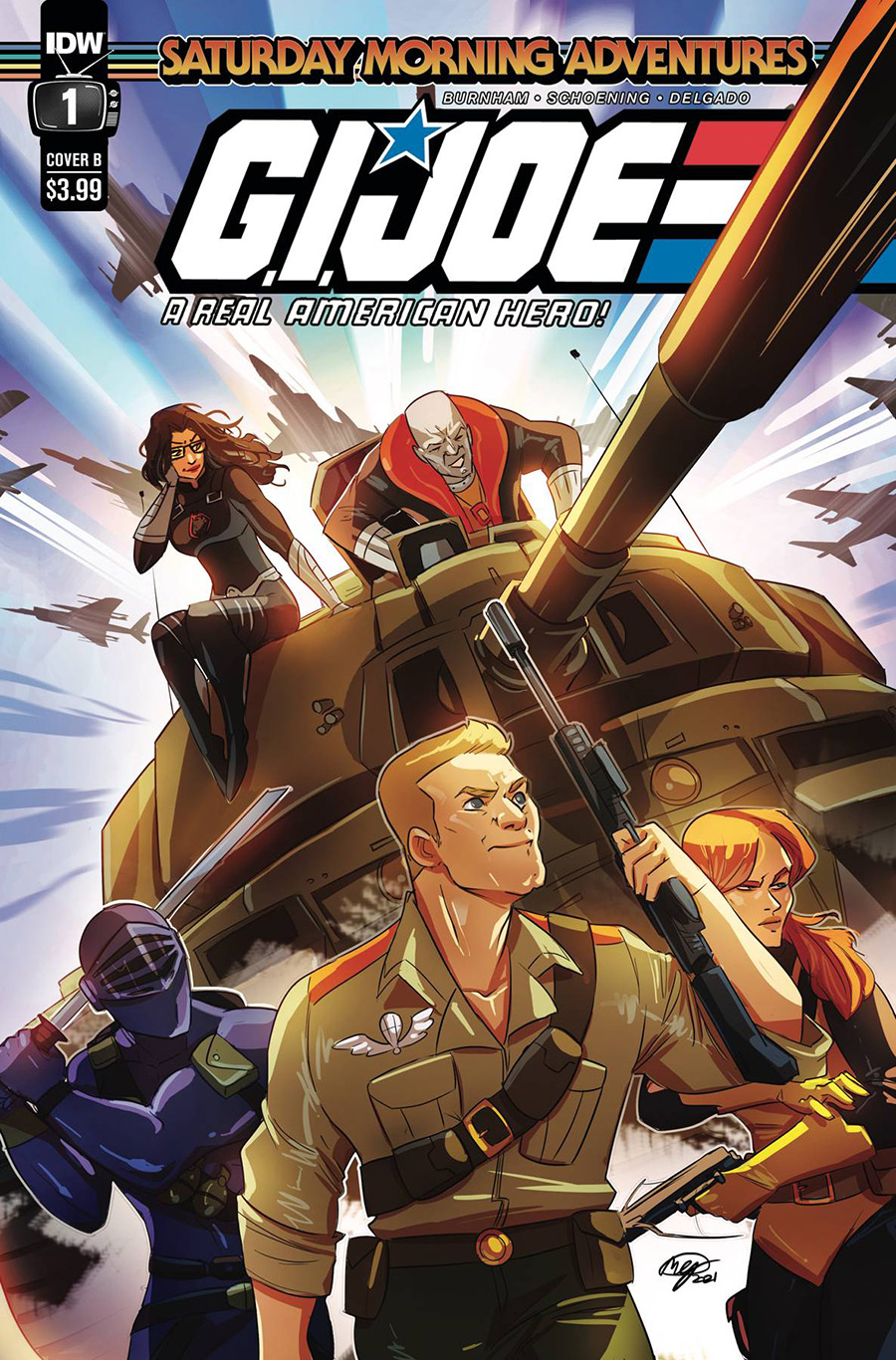 GI Joe A Real American Hero Saturday Morning Adventures #1 Cover B Variant Megan Huang Cover