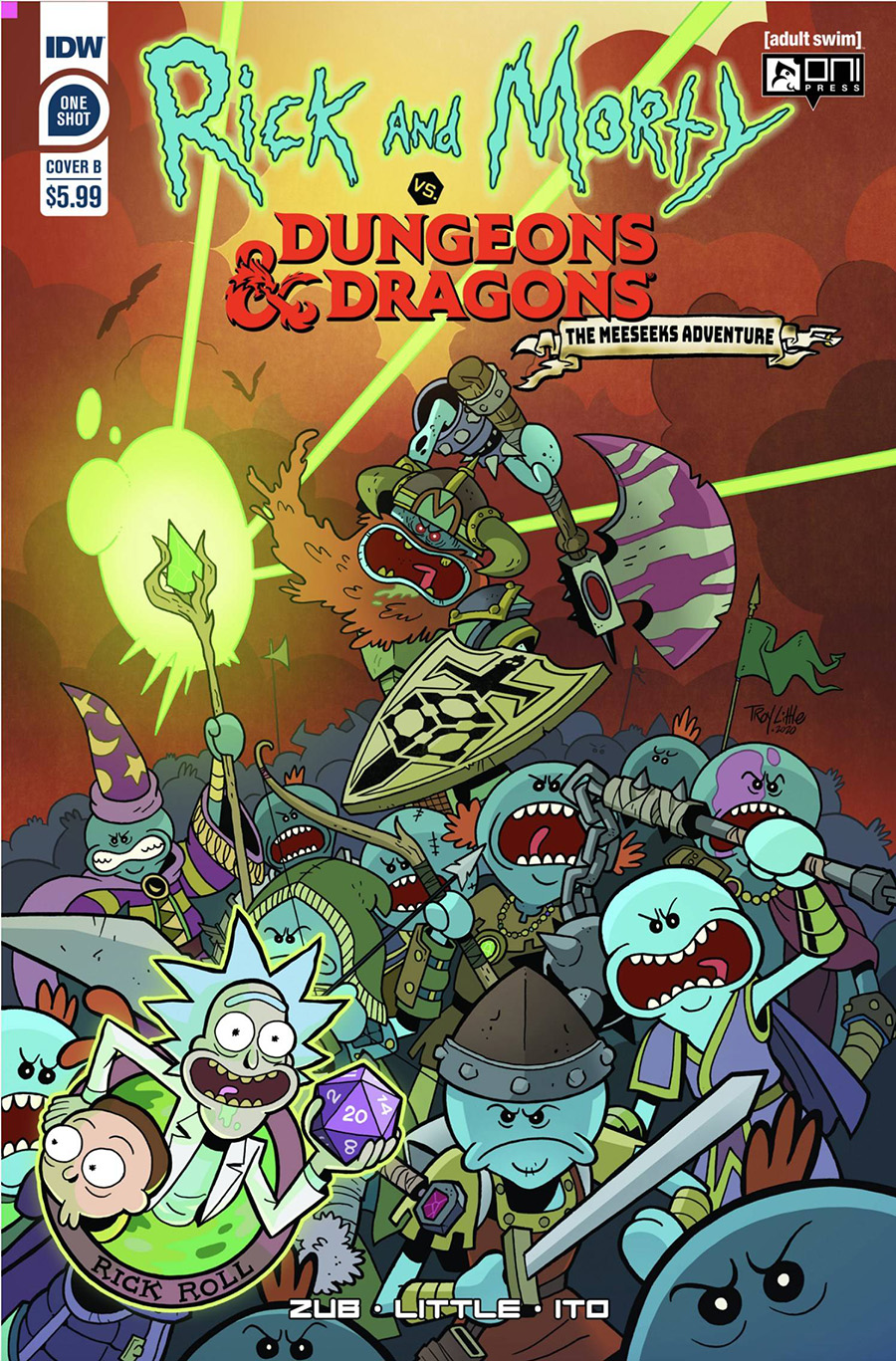 Rick And Morty vs Dungeons & Dragons Meeseeks Adventure #1 (One Shot) Cover B Variant Troy Little Cover