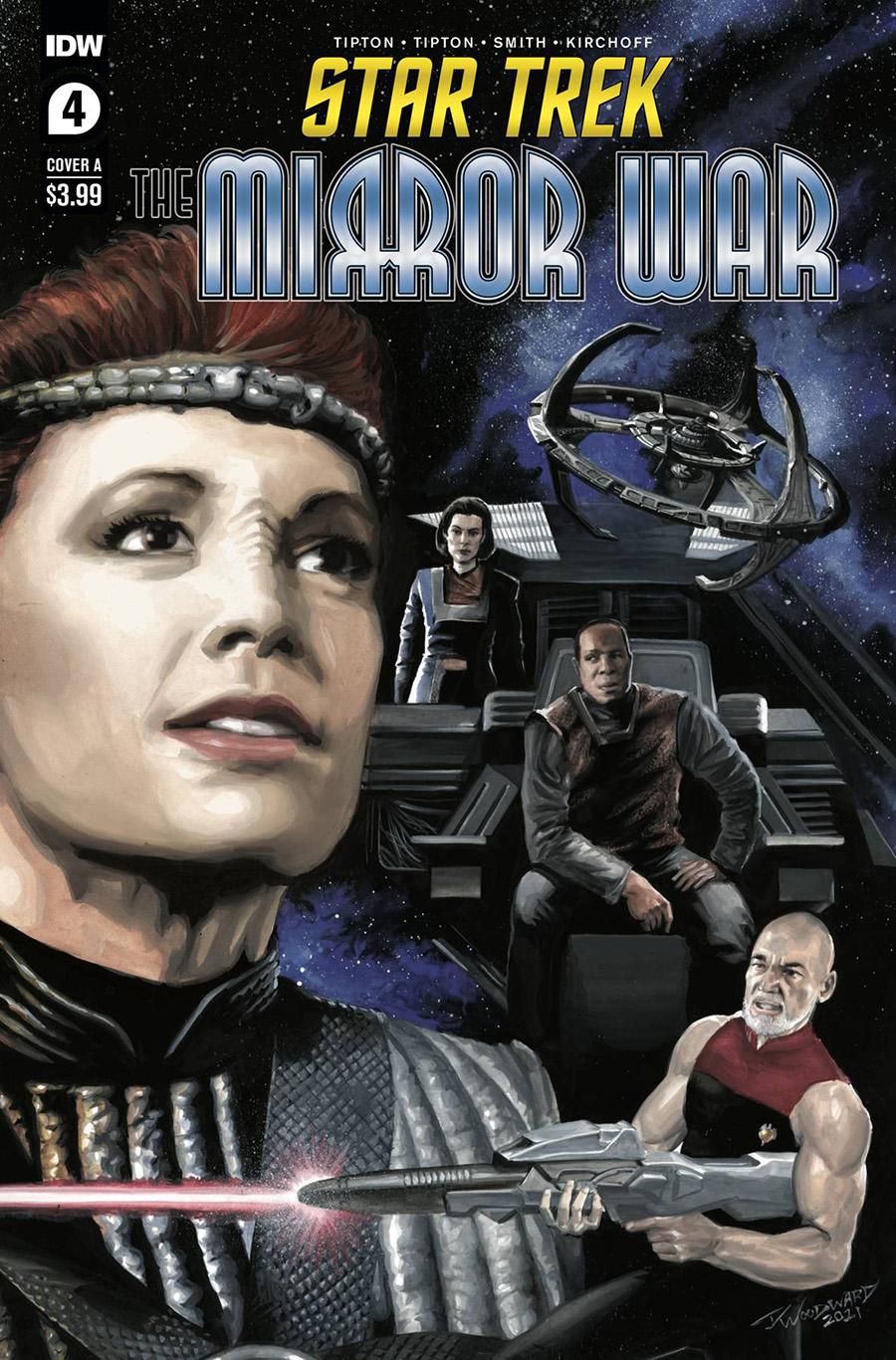 Star Trek The Mirror War #4 Cover A Regular JK Woodward Cover