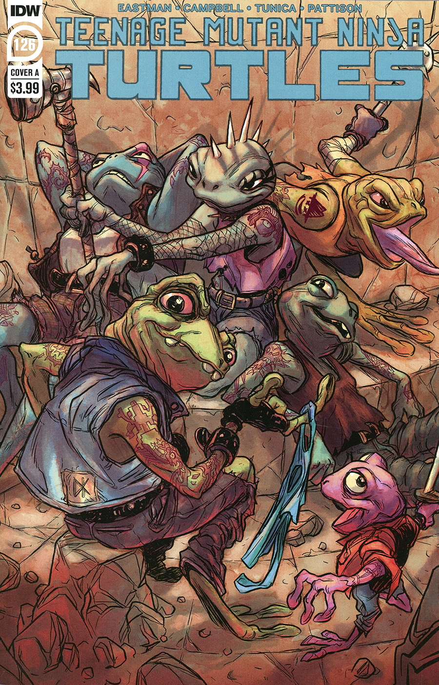 Teenage Mutant Ninja Turtles Vol 5 #126 Cover A Regular Pablo Tunica Cover
