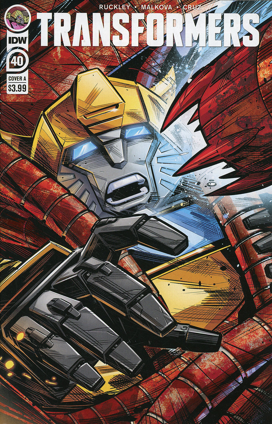 Transformers Vol 4 #40 Cover A Regular Angel Hernandez Cover