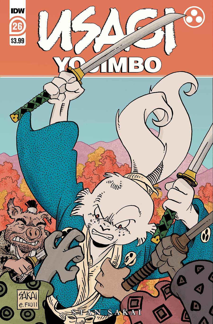 Usagi Yojimbo Vol 4 #26 Cover A Regular Stan Sakai & Julie Sakai Cover