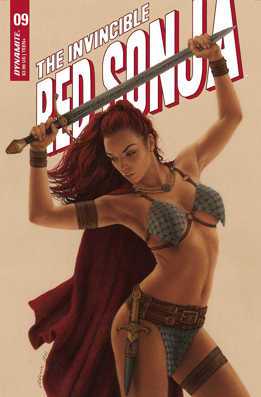 Invincible Red Sonja #9 Cover C Variant Celina Cover