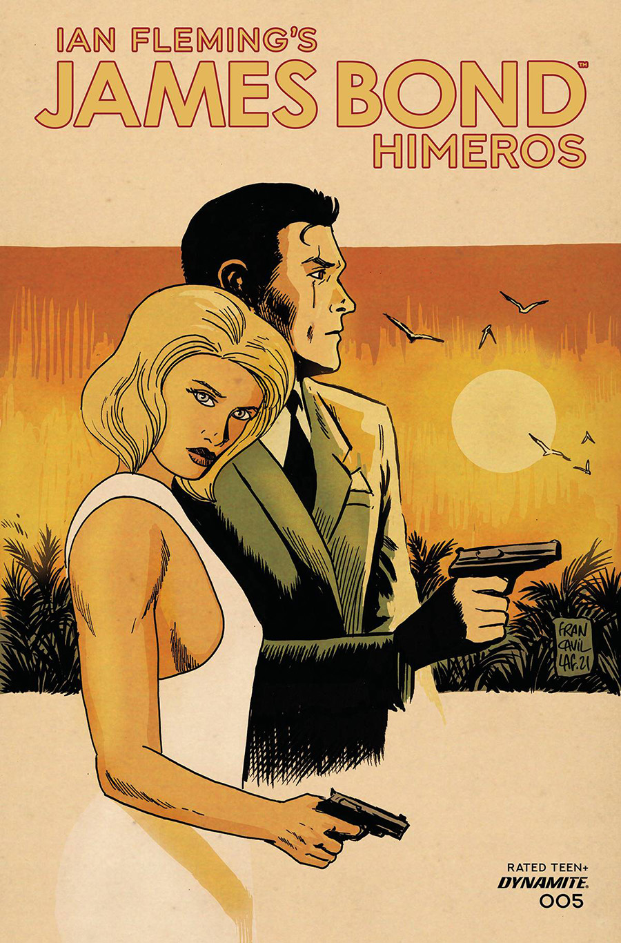 James Bond Himeros #5 Cover A Regular Francesco Francavilla Cover