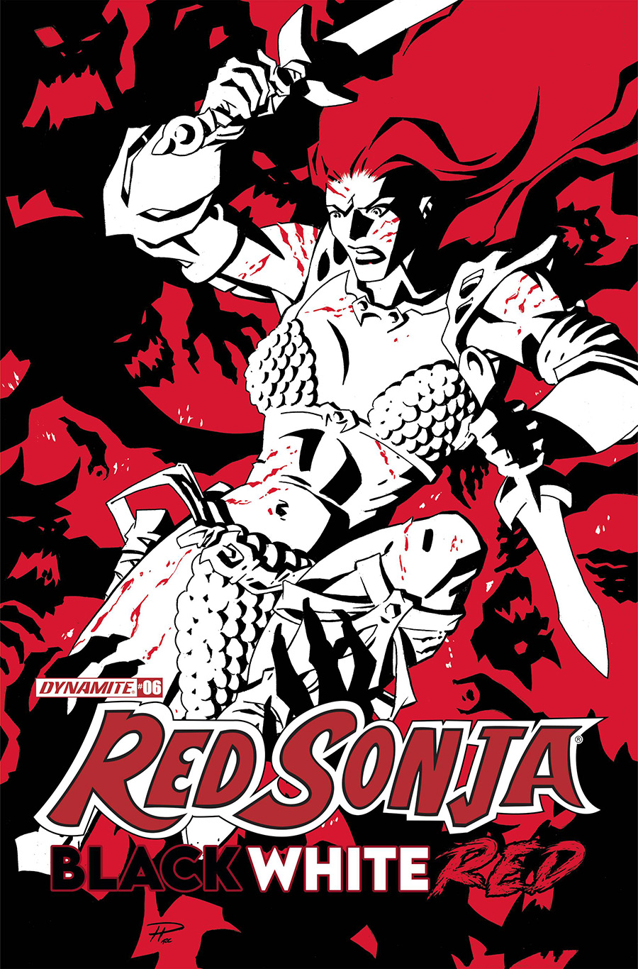 Red Sonja Black White Red #7 Cover A Regular Phil Hester Cover