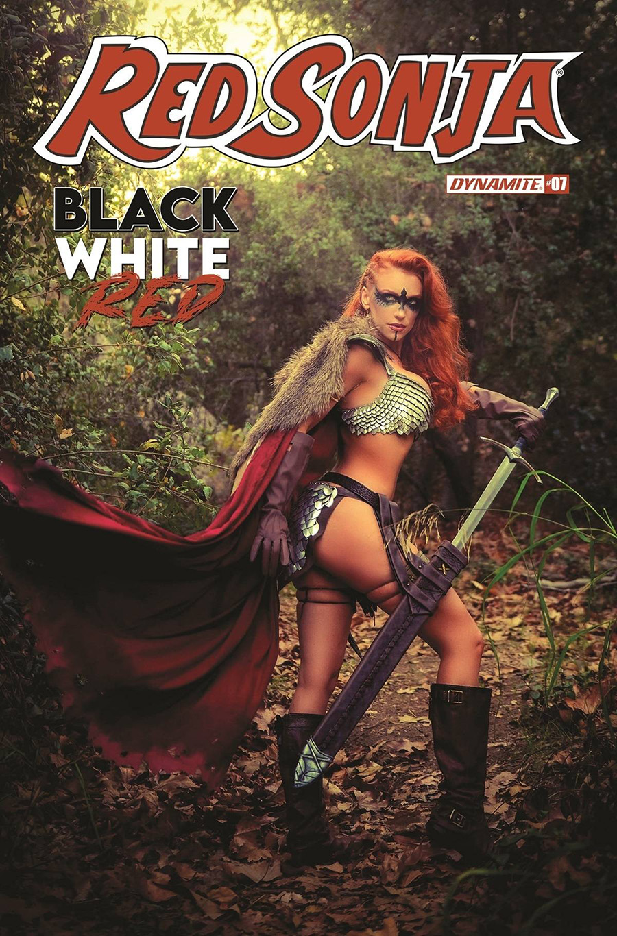 Red Sonja Black White Red #7 Cover D Variant Cosplay Photo Cover