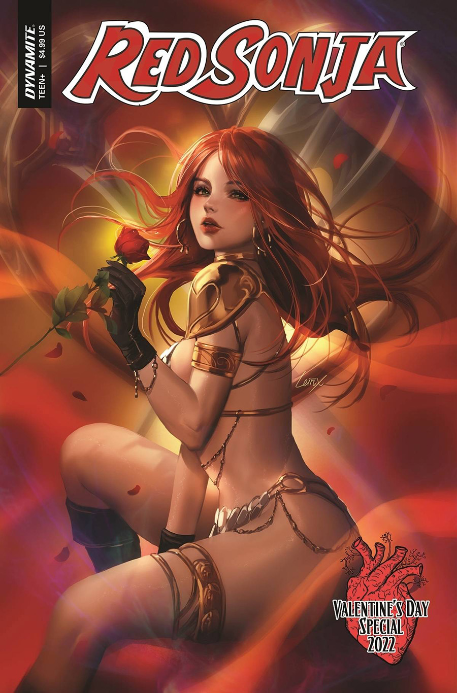 Red Sonja Valentines Day Special (2022) #1 (One Shot) Cover B Variant Lesley Leirix Li Cover (Limit 1 Per Customer)