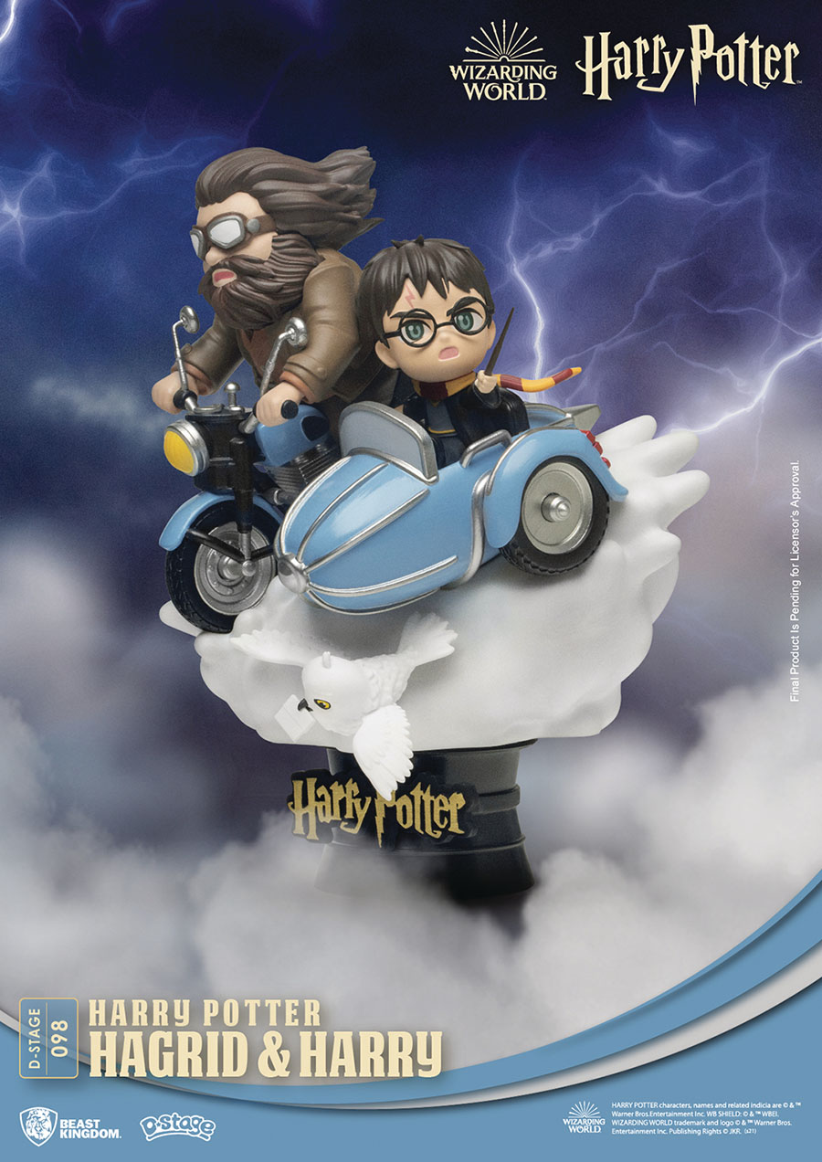 Harry Potter DS-098 Hagrid And Harry D-Stage 6-Inch Statue