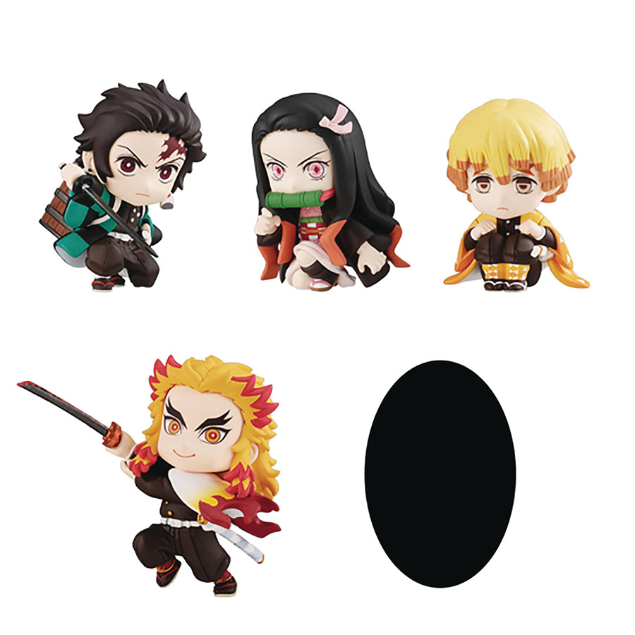 Demon Slayer Kimetsu No Yaiba Adverge Motion 4 Set Of 5 Figures